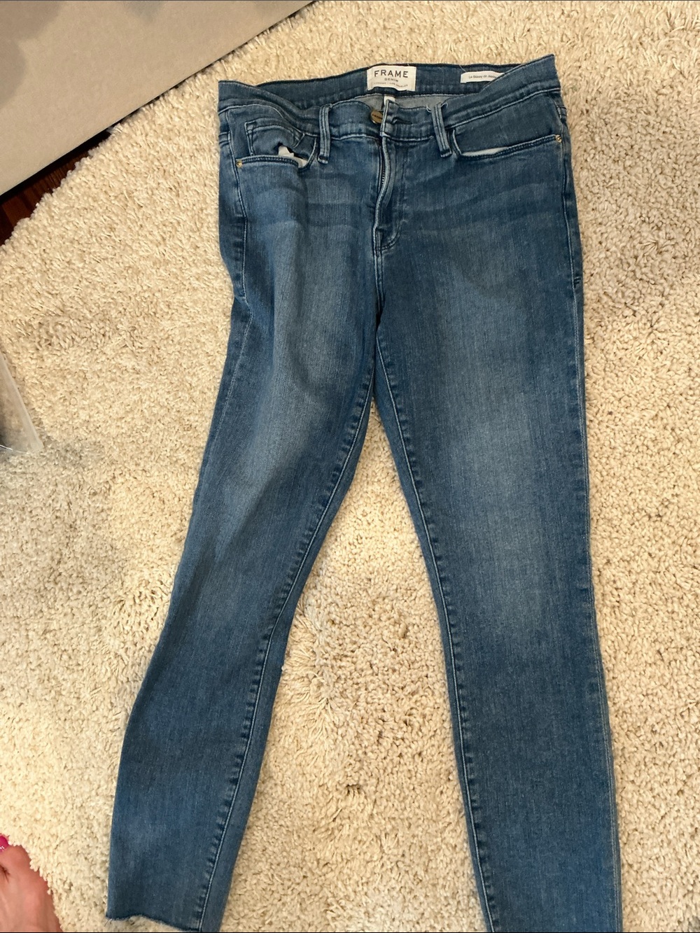 Frame Denim Le Skinny de Jeanne Crop Jeans size 31